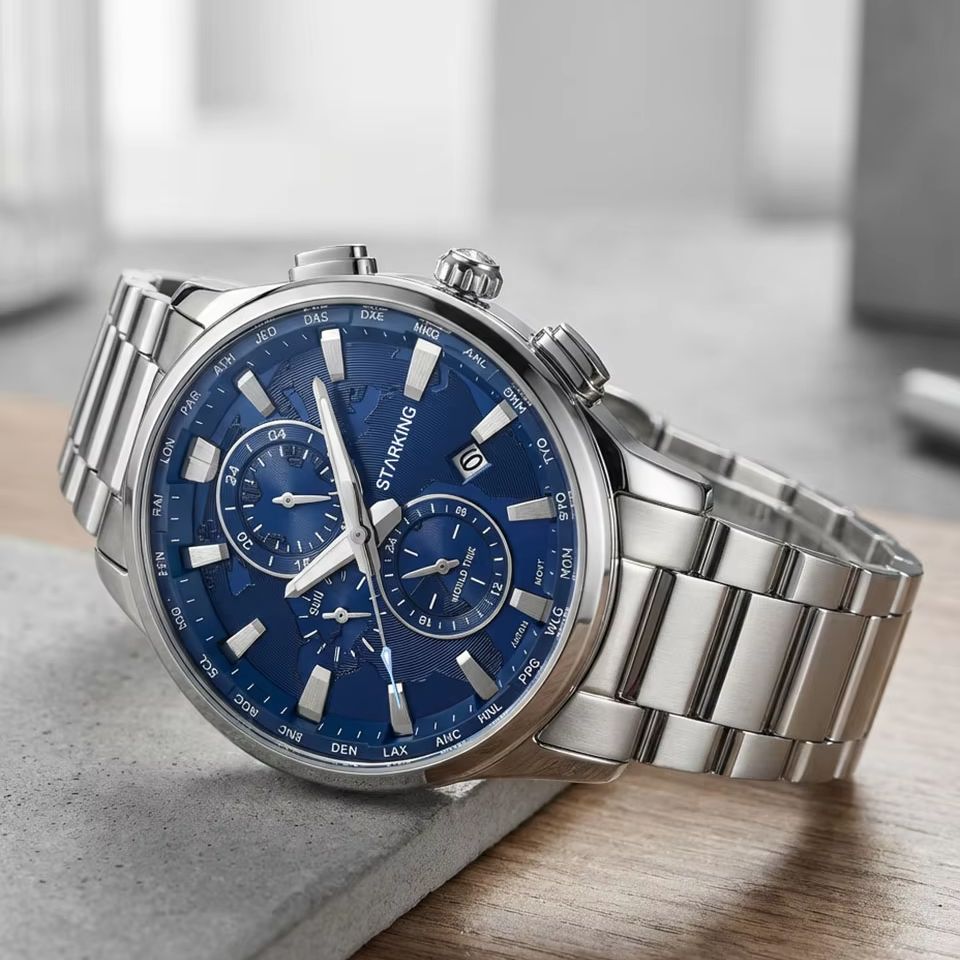 Cartier Watch Tank - STARKING 高級ビジネスクォーツ時計自動日付 JP15 ムーブメント腕時計 5ATM 防水発光ステンレススチールストラップ腕時計