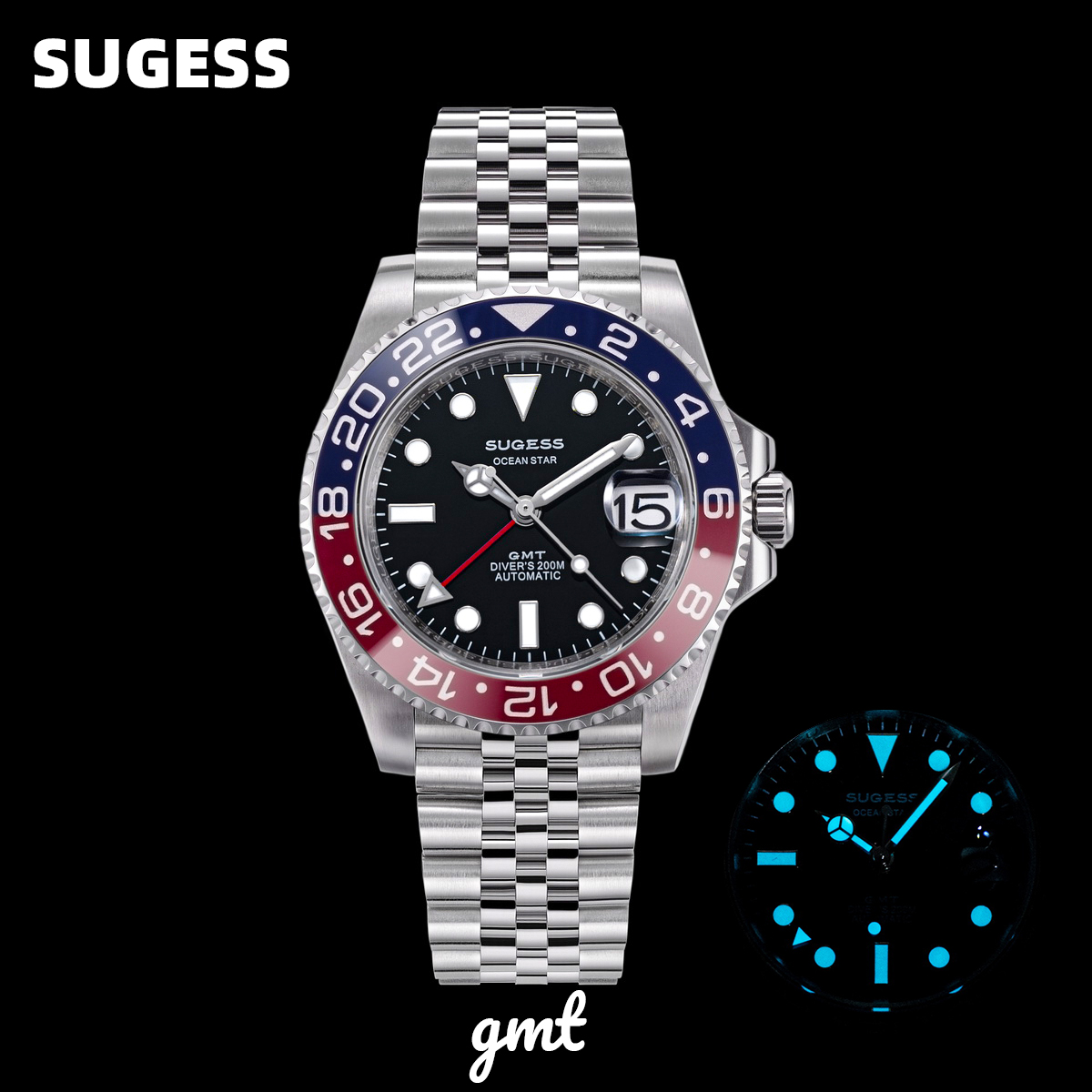 Sugess GMT ダイビングウォッチ メンズ 自動巻き機 - Omega Watch Constellation のレビューと価格