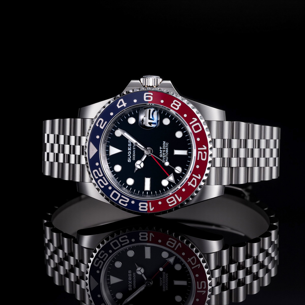 Sugess GMT ダイビングウォッチ メンズ 自動巻き機 - Omega Watch Constellation のレビューと価格