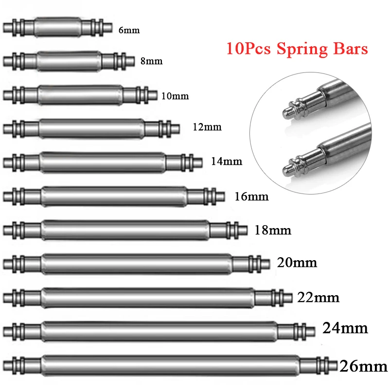 6mm 7mm 8mm 9mm 10mm 11mm 12mm - Curved Spring Bar のレビューと価格