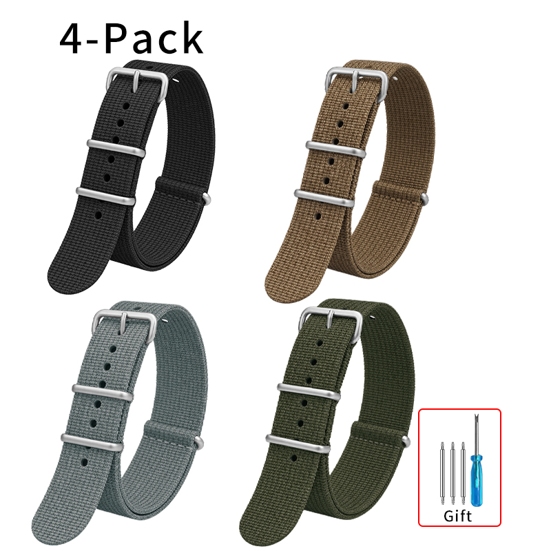 セイコー、スウォッチのミリタリー・バリスティック・ファブリッ - Nato Strap Nylon のレビューと価格