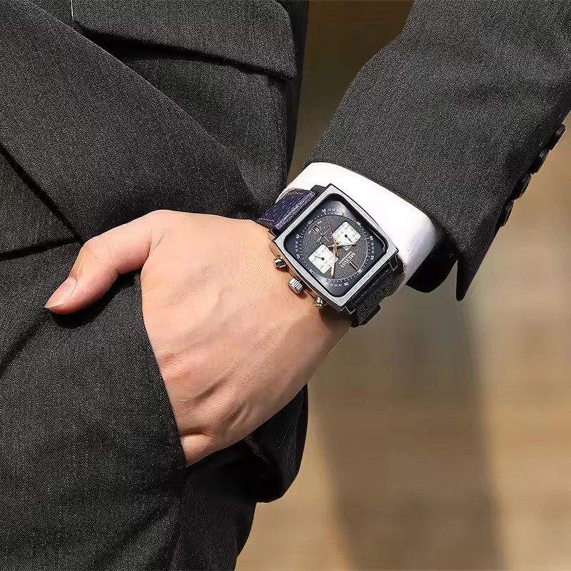 MEGIR 2182 高級ファッションスポーツクロノグラフ多 - Omega Watch Constellation のレビューと価格